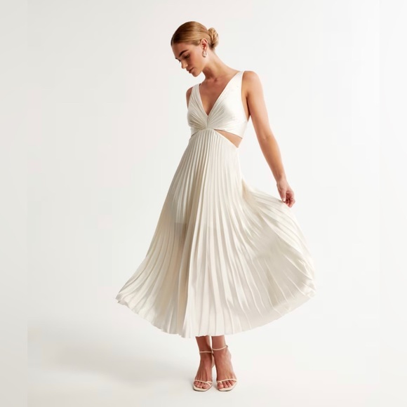 NWT A&F Satin Dress - Picture 3 of 11